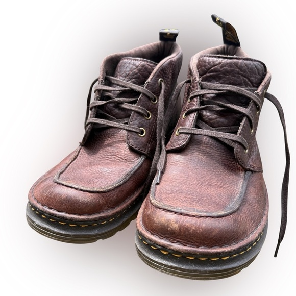Dr. Martens Austin Brown Leather Boots Men’s Size 8 US / 7 UK / 41 EU - Picture 1 of 9